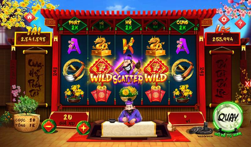 Cách Chơi Nổ Hũ Ông Đồ Dễ Ăn Tiền, Dễ Trúng Jackpot 2 Cấu trúc của game slot Ông Đồ cần nắm