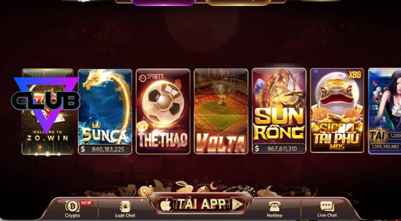 Clubv – Điểm đến của dân cá cược chuyên nghiệp và người chơi mới 3 Giao diện hiện đại – thao tác mượt mà