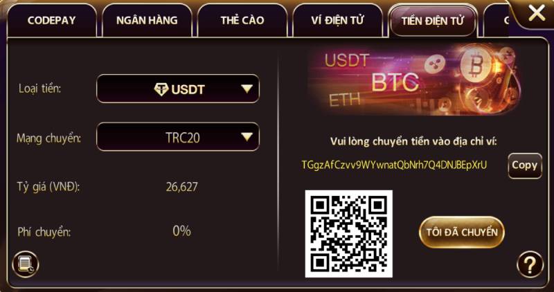 Hướng Dẫn Nạp Tiền Clubv Chi Tiết Và An Toàn 5 Nạp tiền ClubV bằng USDT – xu hướng hiện đại